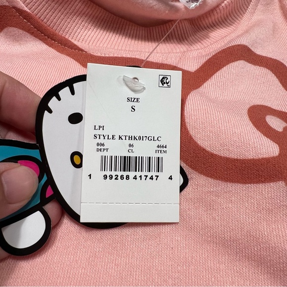 NWT Sanrio Hello Kitty Sweatshirt Size S - Picture 7 of 10